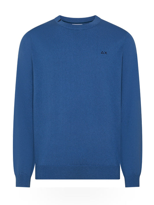Sun68 Sweater Basic L/s - Maglieria Uomo - Avio