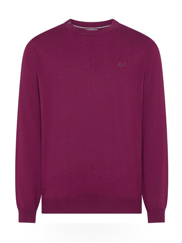 Sun68 Sweater Basic L/s - Maglieria Uomo - Ciclamino