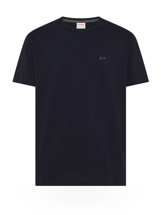 Sun68 T-shirt Piquet S/s - T-Shirt Uomo - Blu