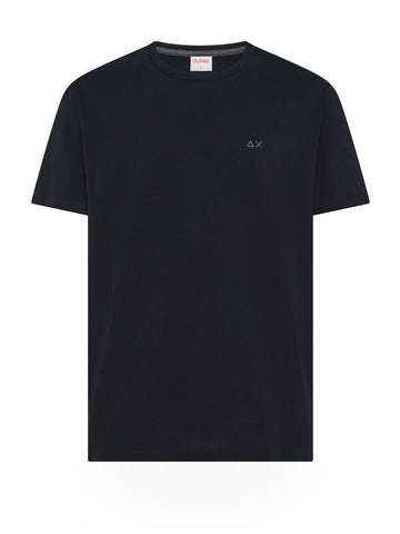 Sun68 T-shirt Piquet S/s - T-Shirt Uomo - Blu