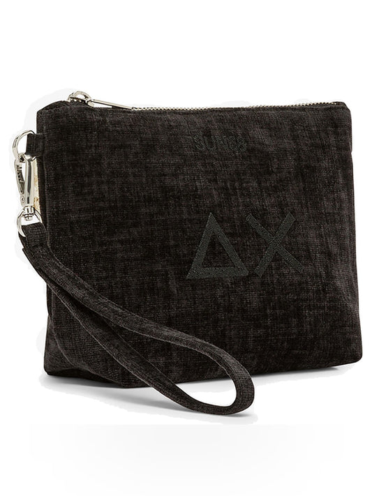 Sun68 Mini Pouche Velvet - Borse Donna - Nero