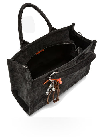 Sun68 Cali Midi Bag Velvet - Borsa Donna - Nero