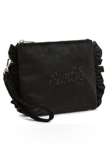Sun68 Mini Pouch Rouches Chenille - Borse Donna - Nero