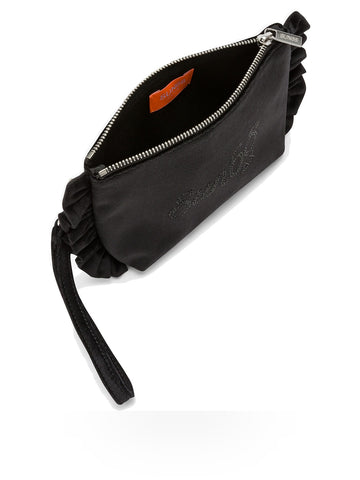 Sun68 Mini Pouch Rouches Chenille - Borse Donna - Nero