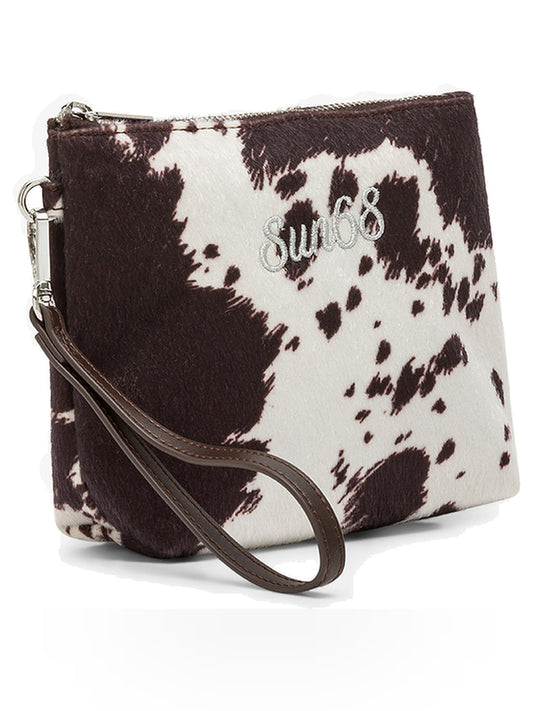 Sun68 Mini Pouche Animalier - Borse Donna - Cacao/Bianco