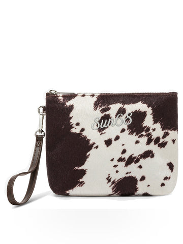 Sun68 Mini Pouche Animalier - Borse Donna - Cacao/Bianco