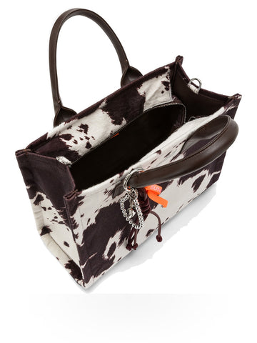 Sun68 Cali Midi Bag Animalier - Borse Donna - Cacao/bianco