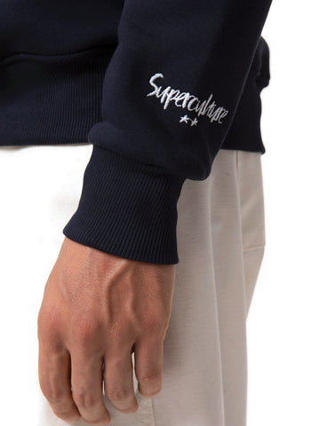 SuperCulture Felpa Madonna Di Campiglio Apres Ski All Day - Felpe Uomo - Blu