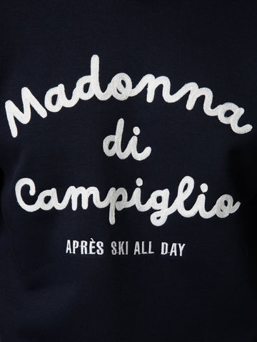 SuperCulture Felpa Madonna Di Campiglio Apres Ski All Day - Felpe Uomo - Blu