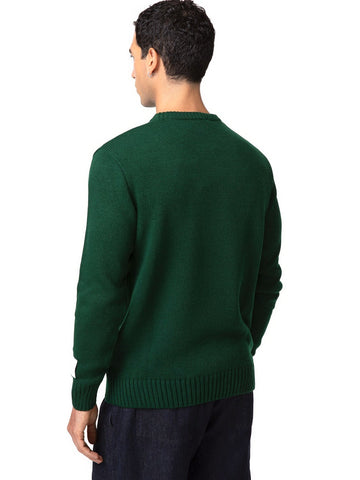 SuperCulture Pullover Cortina Dolomiti Ski Club - Maglieria Uomo - Verde Bosco