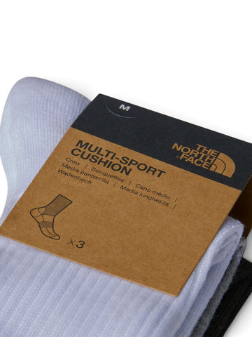 The North Face Calze Multisport Cushion Crew - Calzini Uomo - Black Assorted