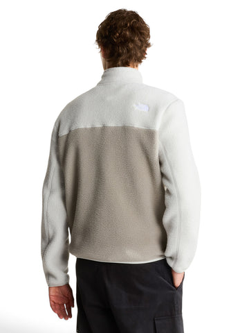 The North Face Felpa Pile Yumiori 1/4 Zip - Felpe Uomo - Stone Slab