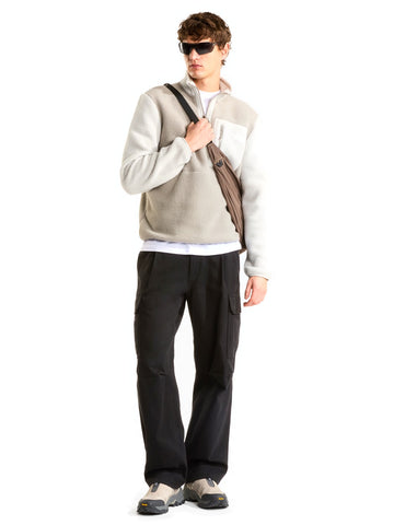 The North Face Felpa Pile Yumiori 1/4 Zip - Felpe Uomo - Stone Slab