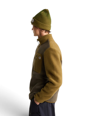 The North Face Felpa Pile Yumiori 1/4 Zip - Felpe Uomo - New Taupe Green