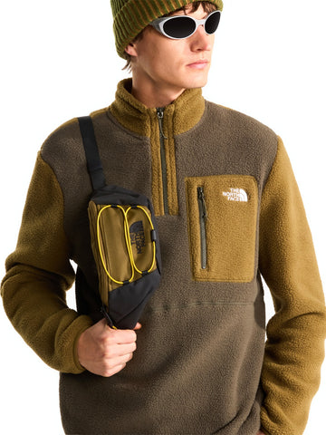 The North Face Felpa Pile Yumiori 1/4 Zip - Felpe Uomo - New Taupe Green