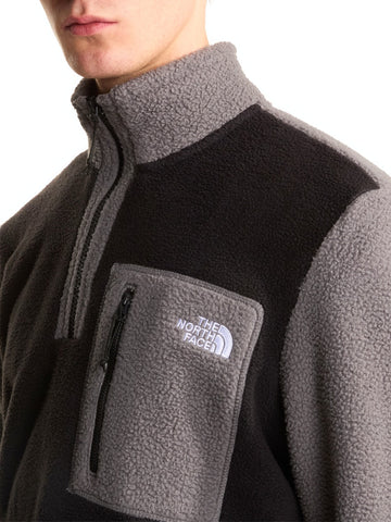 The North Face Felpa Pile Yumiori 1/4 Zip - Felpe Uomo - Tnf Black