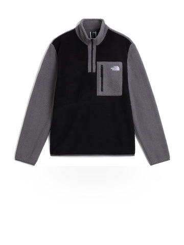 The North Face Felpa Pile Yumiori 1/4 Zip - Felpe Uomo - Tnf Black