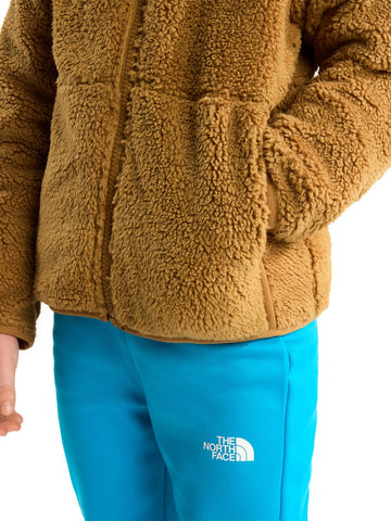 The North Face Kid Campshire F/Z Hoodie - Felpe Bambino - Teddy Brown