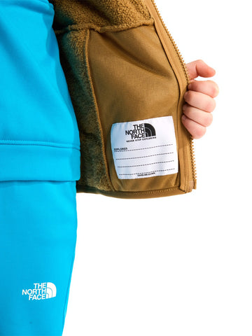 The North Face Kid Campshire F/Z Hoodie - Felpe Bambino - Teddy Brown