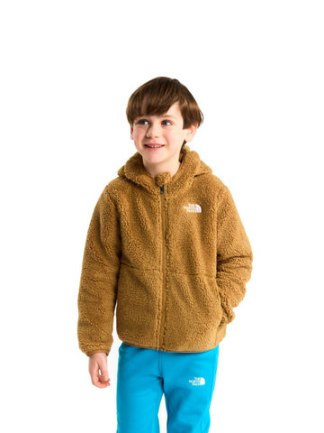 The North Face Kid Campshire F/Z Hoodie - Felpe Bambino - Teddy Brown