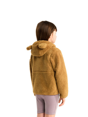 The North Face Kid Campshire F/Z Hoodie - Felpe Bambino - Teddy Brown