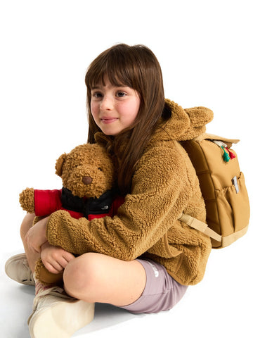 The North Face Kid Campshire F/Z Hoodie - Felpe Bambino - Teddy Brown