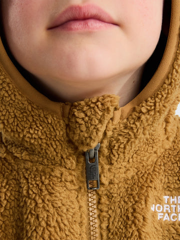 The North Face Kid Campshire F/Z Hoodie - Felpe Bambino - Teddy Brown