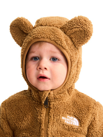 The North Face Baby Campshire F/Z Hoodie - Felpe Bambino - Teddy Brown