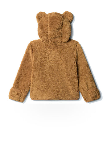 The North Face Baby Campshire F/Z Hoodie - Felpe Bambino - Teddy Brown
