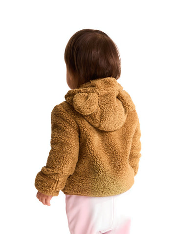 The North Face Baby Campshire F/Z Hoodie - Felpe Bambino - Teddy Brown
