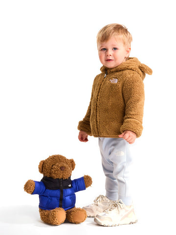 The North Face Baby Campshire F/Z Hoodie - Felpe Bambino - Teddy Brown