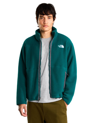 The North Face Giacchetto Pile Fleeski Full Zip - Capospalla Uomo - Pacific Teal