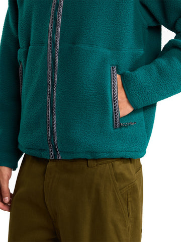 The North Face Giacchetto Pile Fleeski Full Zip - Capospalla Uomo - Pacific Teal