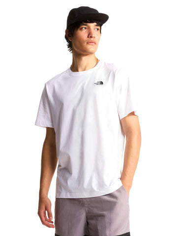 The North Face Evolution Simple Dome Short Sl - T-Shirt Uomo - Bianco