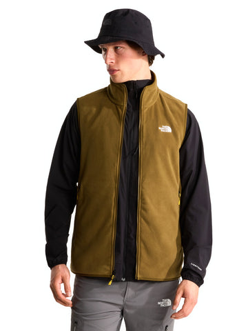 The North Face M Glacier Fleece Vest Tnf Black - Gilet Uomo - Beige
