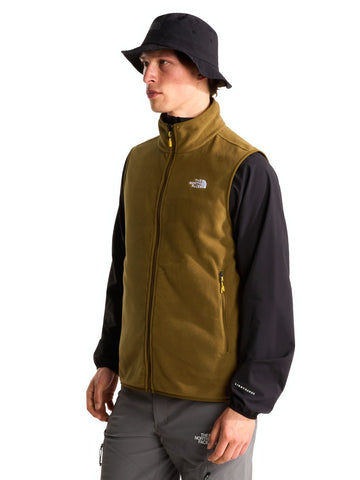 The North Face M Glacier Fleece Vest Tnf Black - Gilet Uomo - Beige