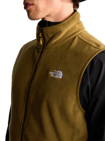 The North Face M Glacier Fleece Vest Tnf Black - Gilet Uomo - Beige
