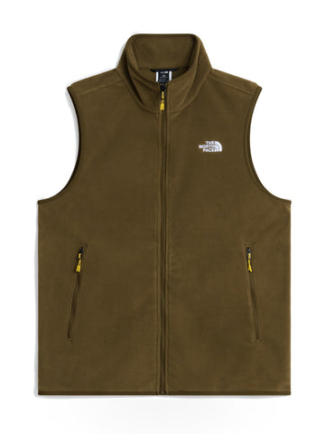The North Face M Glacier Fleece Vest Tnf Black - Gilet Uomo - Beige