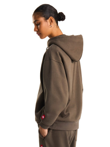 The North Face Tnf Red Box Hoodie - Felpe Uomo - New Taupe Green