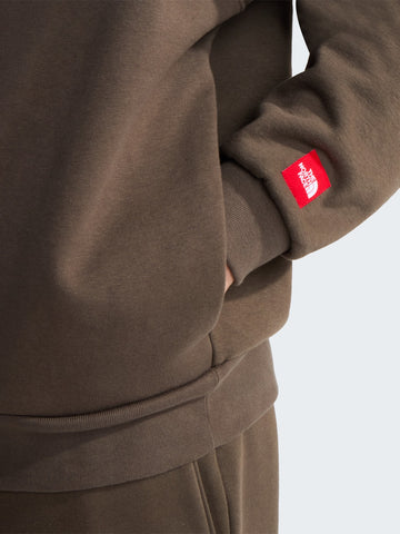 The North Face Tnf Red Box Hoodie - Felpe Uomo - New Taupe Green