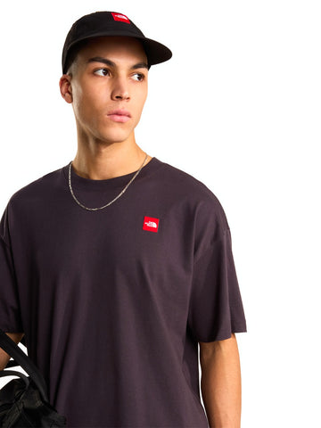 The North Face TNF Red Box S/S Tee - T-Shirt Uomo - Obsidian