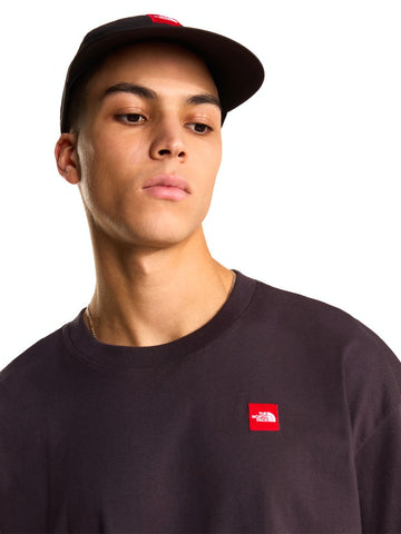 The North Face TNF Red Box S/S Tee - T-Shirt Uomo - Obsidian