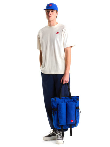 The North Face TNF Red Box S/S Tee - T-Shirt Uomo - White Dune