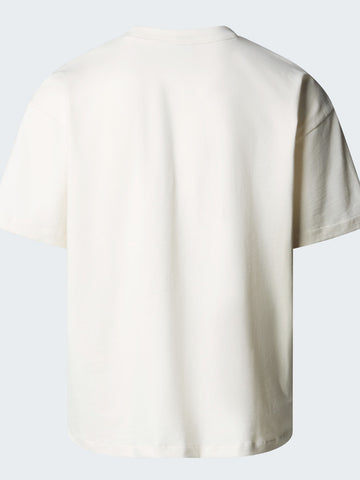 The North Face TNF Red Box S/S Tee - T-Shirt Uomo - White Dune