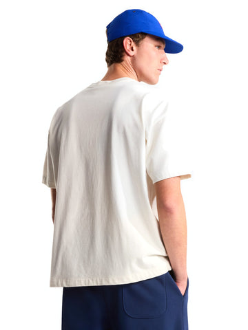 The North Face TNF Red Box S/S Tee - T-Shirt Uomo - White Dune