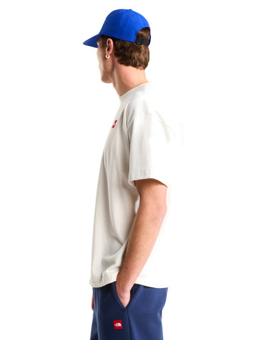 The North Face TNF Red Box S/S Tee - T-Shirt Uomo - White Dune