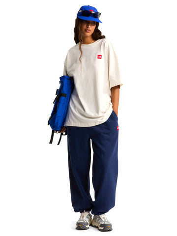 The North Face TNF Red Box S/S Tee - T-Shirt Uomo - White Dune