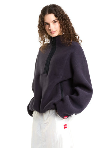 The North Face Pile Mezza Zip Red Box - Felpe Uomo - Blu