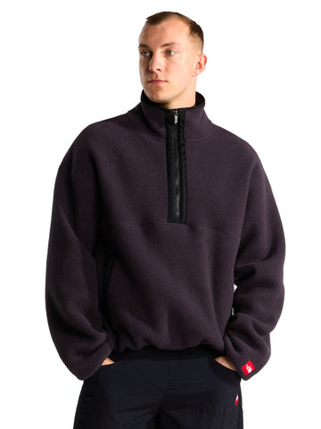 The North Face Pile Mezza Zip Red Box - Felpe Uomo - Blu