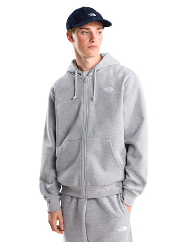 The North Face Evolution Simple Dome Full Zip - Felpe Uomo - TNF Pale Grey Heather